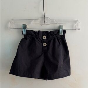 Zara Kids Charcoal Buttoned Shorts